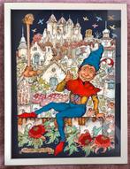 Poster in lijst de Efteling Sprookjesbos Anton Pieck, Verzamelen, Efteling, Ophalen of Verzenden, Nieuw, Beeldje of Poppetje