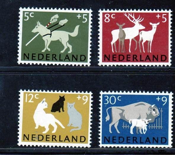 Nvph 812-815 zomerzegels 1964 postfris, Postzegels en Munten, Postzegels | Nederland, Ophalen of Verzenden, Na 1940, Postfris