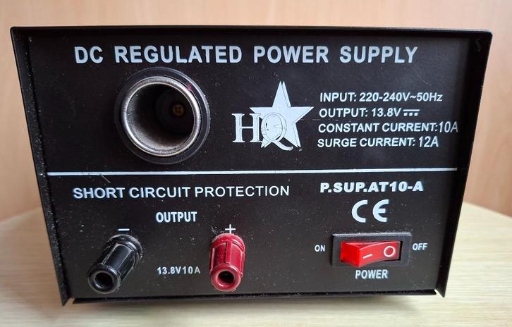 HQ Power Supply P.SUP.AT10A Omvormer 220/13.8 volt - 10 Amp, Caravans en Kamperen, Kampeeraccessoires, Zo goed als nieuw, Ophalen of Verzenden