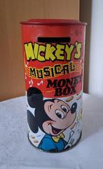 Vintage Mickey's Musical Money box blikken spaarpot *eureka*, Ophalen of Verzenden, Mickey Mouse, Gebruikt, Overige typen