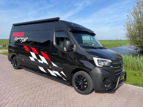 Renault Master 2022 luxe dubb.cab motorcross/race of camper, Auto's, Bestelauto's, Particulier, ABS, Achteruitrijcamera, Airbags