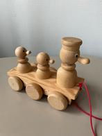 Houten trekspeelgoed eendjes, Ophalen of Verzenden, Zo goed als nieuw, Duw- of Trekspeelgoed