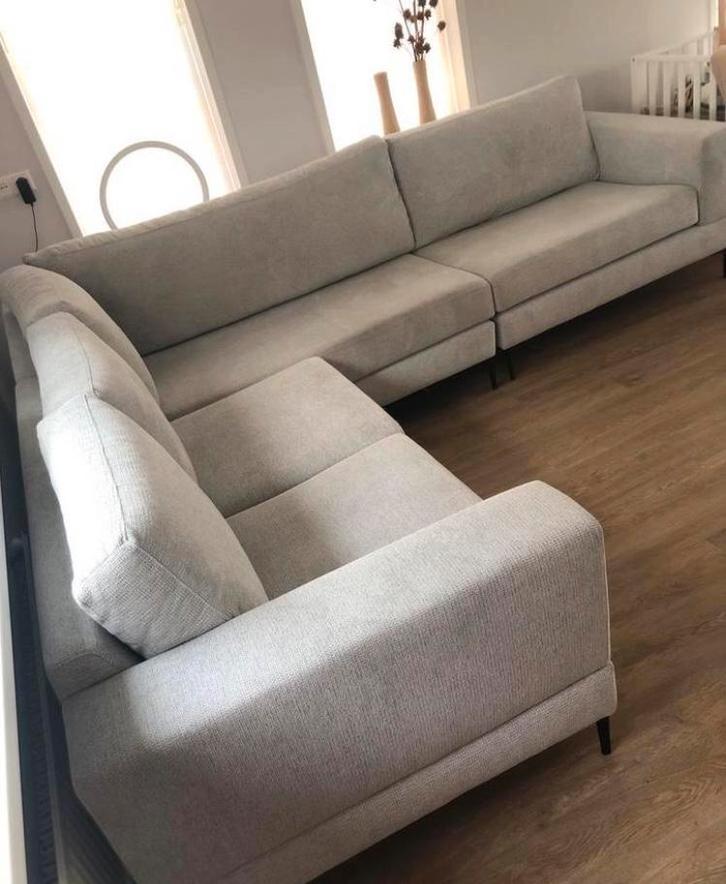 Moderne Hoekbank Zitmaxx, Huis en Inrichting, Banken | Bankstellen, Zo goed als nieuw, Hoekbank, Vierpersoons of meer, 300 cm of meer