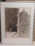 schets/ schilderij P. Bes, Antiek en Kunst, Ophalen