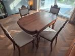 Antieke Lodewijk XIII Tafel met 4 Stoelen, Ophalen of Verzenden