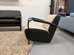 2 Nieuw Leolux Scylla Fauteuil leer zwart chuchubi stoel, Huis en Inrichting, Fauteuils, Leolux, Nieuw, Ophalen of Verzenden, 50 tot 75 cm