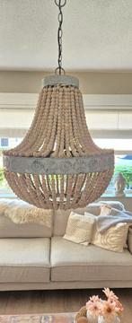 Super gave Ibiza style  kralen kroonluchter XL, Huis en Inrichting, Ophalen, Zo goed als nieuw