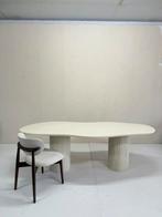 Beton ciré eettafel organisch, Verzenden, Nieuw, Rechthoekig
