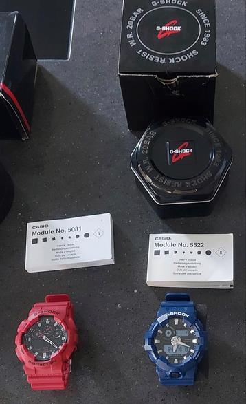 Diverse Casio G-shock horloges beschikbaar voor biedingen