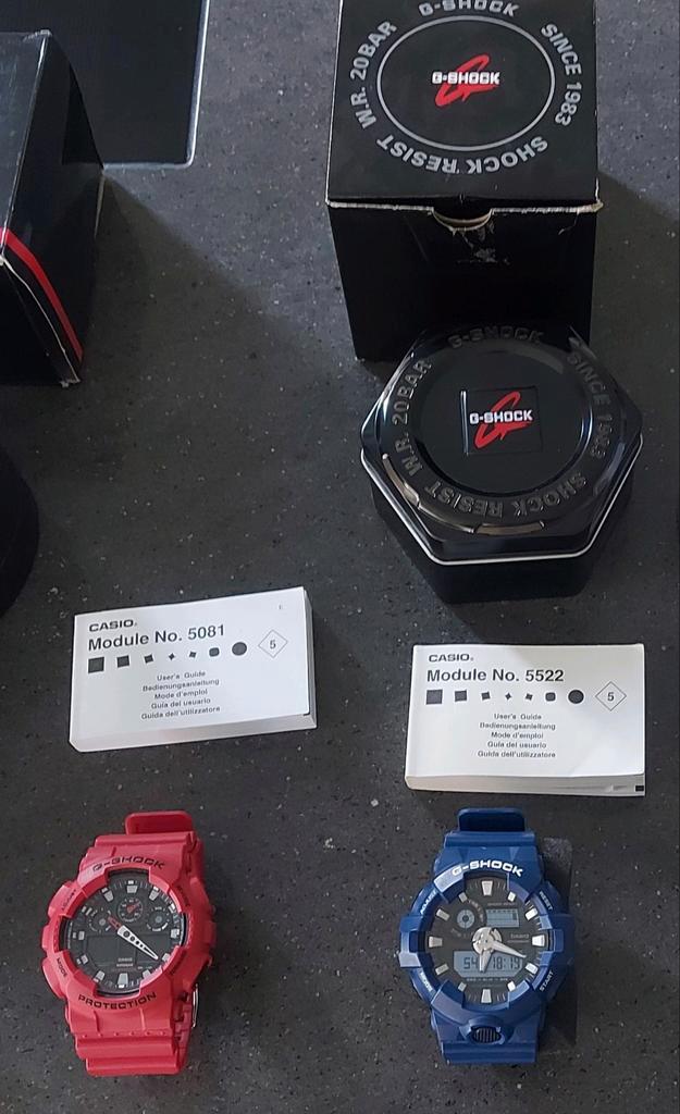 Diverse Casio G-shock horloges, Sieraden, Tassen en Uiterlijk, Horloges | Heren, Zo goed als nieuw, Polshorloge, Casio, Kunststof