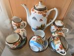 Antiek theeservies van kutani japan, Antiek en Kunst, Antiek | Servies compleet, Ophalen