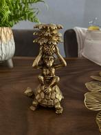 Aap kandelaar goud, Huis en Inrichting, Woonaccessoires | Kandelaars en Kaarsen, Ophalen of Verzenden