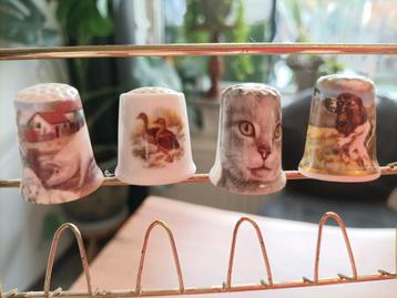 Vingerhoedjes met Dieren Motief beschikbaar voor biedingen