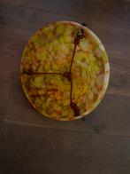 Jaren 30 glazen schaal hanglamp - 34 cm, Huis en Inrichting, Lampen | Hanglampen, Ophalen of Verzenden, Gebruikt, Glas, Minder dan 50 cm