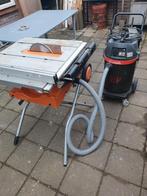 AEG Zaagmachine inklapbaar met stofzuiger, Doe-het-zelf en Verbouw, Gereedschap | Zaagmachines, Ophalen, Zo goed als nieuw, 1200 watt of meer