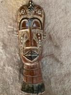 Etnische Kop op Sokkel - Prachtige Tinten, Ophalen of Verzenden