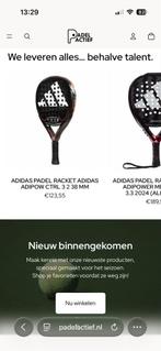 KANT-EN-KLARE DROPSHIPPING WEBSHOP - PADELACTIEF.NL, Website Bouw