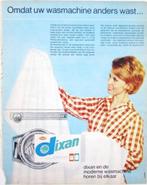 4 vintage advertenties reclames Dixan wasmiddel 1963, Verzenden, Gebruikt