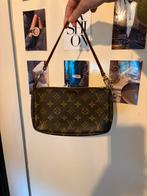 Louis Vuitton Pochette Accesoires, Sieraden, Tassen en Uiterlijk, Tassen | Damestassen, Verzenden, Zo goed als nieuw, Bruin, Schoudertasje