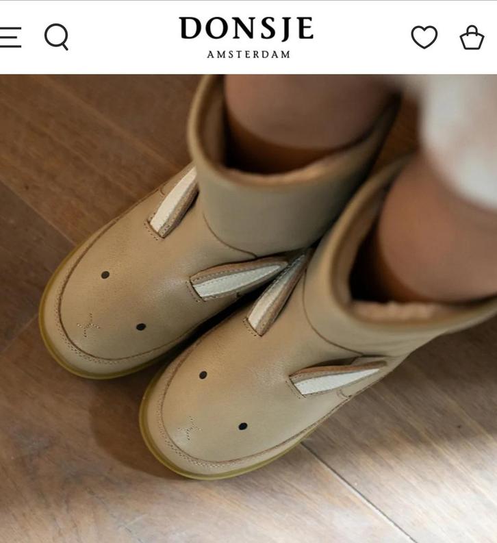 Donsje Amsterdam Wadudu Boots laars | Bunny Taupe Leather, Kinderen en Baby's, Kinderkleding | Schoenen en Sokken, Gebruikt, Laarzen