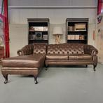 Acme Classic Chesterfield Bank – Vintage Bruin, Leer, Ophalen