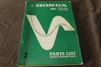 Honda CB250 CB350 CL250 CL350 1969 motorcycle parts list, Ophalen of Verzenden, Honda