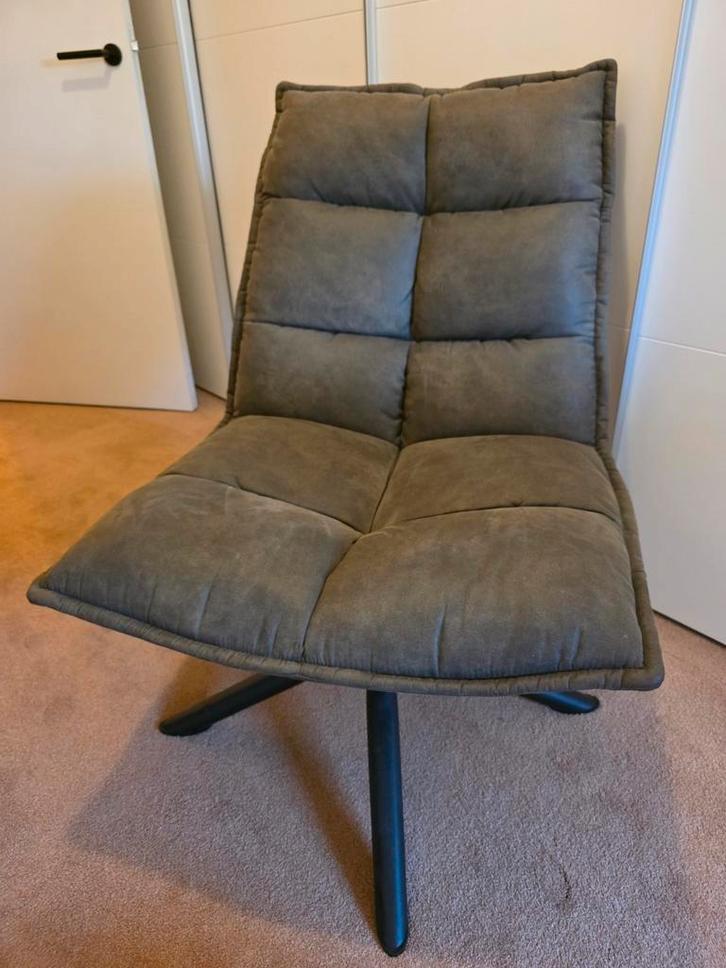Draaifauteuil Woonexpress groen, Huis en Inrichting, Fauteuils, Zo goed als nieuw, 50 tot 75 cm, 75 tot 100 cm, Ophalen