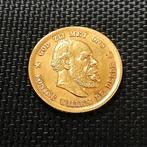 Gouden 10 Gulden 1876 Willem III - Zeldzaam Doublé tientje, Postzegels en Munten, Munten | Nederland, Koning Willem III, Verzenden