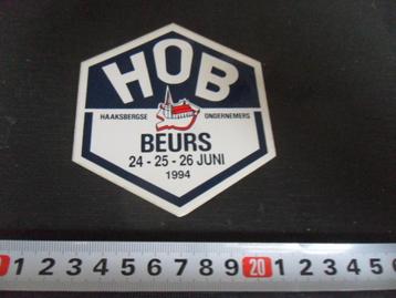 sticker Haaksbergen HOB Haaksbergse Ondernemers Beurs 1994  beschikbaar voor biedingen