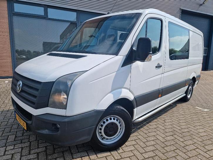 Volkswagen Crafter 2.0 TDI 140pk L2H1 6-pers MARGE BM DC air, Auto's, Bestelauto's, Bedrijf, Te koop, ABS, Airconditioning, Alarm