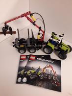 Lego, Technic, 8049, Tractor with Log Loader, Complete set, Ophalen of Verzenden, Lego, Zo goed als nieuw