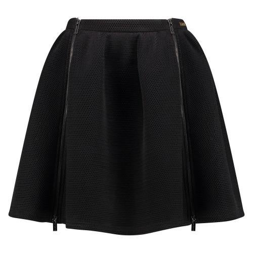 Nieuw zwart Tailor elbaz Mesh rok - met ritsjes 34/Xs, Zwart, Nieuw, Ophalen of Verzenden, Maat 34 (XS) of kleiner