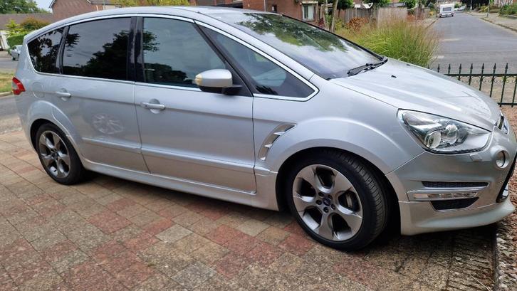 Ford S-Max 2.0 Stci 149KW Powershift BJ2010 Grijs, Vol., Auto's, Ford, Particulier, S-Max, ABS, Achteruitrijcamera, Adaptieve lichten