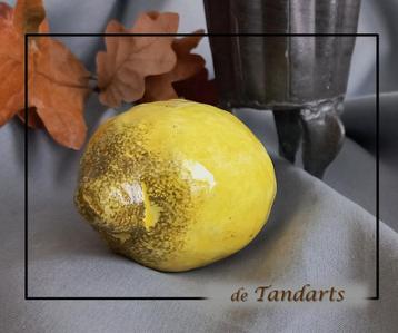 Citroen - Antiek keramiek, 8 cm  beschikbaar voor biedingen