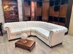 Orginele chesterfield hoekbank, Ophalen, Info@Chesterfieldjunkie.nl, Chesterfiled, Zo goed als nieuw