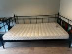 Bed metaal, Zwart, Ophalen of Verzenden, Zo goed als nieuw, Twijfelaar