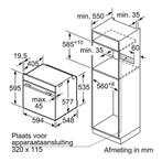 Siemens inbouwoven HS736G1B1 - iQ, 45 tot 60 cm, BSH Huishoudapparaten, Nieuw, Informatie@bshg.com
