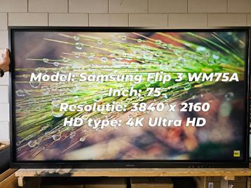 Samsung LH75WAF 75" UHD/4K met TOUCH beschikbaar voor biedingen