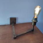 Mid-century moderne messing wandlamp, Huis en Inrichting, Lampen | Wandlampen, Ophalen of Verzenden