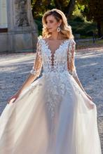 Romantische trouwjurk Ook in grote maat, Ophalen, Nieuw, Wit, Trouwjurk