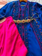 Prachtige takshita takchita marokkaanse jurk kaftan, Overige typen, Blauw, Maat 42/44 (L), Ophalen of Verzenden