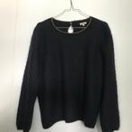 Bellerose wollen trui blauw met groen randje maat 2, Kleding | Dames, Truien en Vesten, Verzenden, Zo goed als nieuw, Blauw