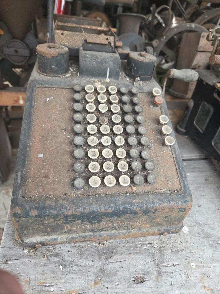 Antieke Burroughs Portable Telmachine, Antiek en Kunst, Antiek | Kantoor en Zakelijk, Ophalen