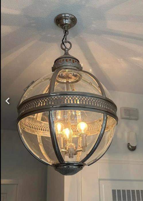 Eichholtz (look) | Rofra home | Bol | Zilver | Glas, Huis en Inrichting, Lampen | Kroonluchters, Zo goed als nieuw, Glas, Ophalen of Verzenden