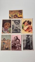 7 oude ansichtkaarten, Verzamelen, Ophalen of Verzenden, 1940 tot 1960