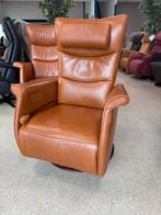 Prominent sta op stoel relax fauteuil gratis bezorgd, Huis en Inrichting, Fauteuils, Verzenden, Zo goed als nieuw, Leer