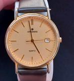 Junghans quartz dresswatch/herenhorloge., Verzenden, Leer, Overige merken