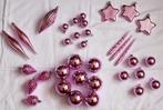 Complete set roze kerstballen 35 stuks NIEUW, Ophalen of Verzenden, Nieuw