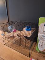 Hamster / knaagdieren kooi met toebehoren, Dieren en Toebehoren, Knaagdieren en Konijnen | Hokken en Kooien, Kooi, Zo goed als nieuw