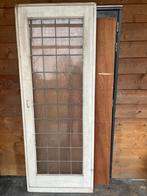 Glas in lood, schuifdeur., Doe-het-zelf en Verbouw, Deuren en Horren, Ophalen, Gebruikt, 80 tot 100 cm, Binnendeur